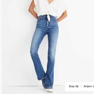 NWT Madewell Skinny Flare - 28